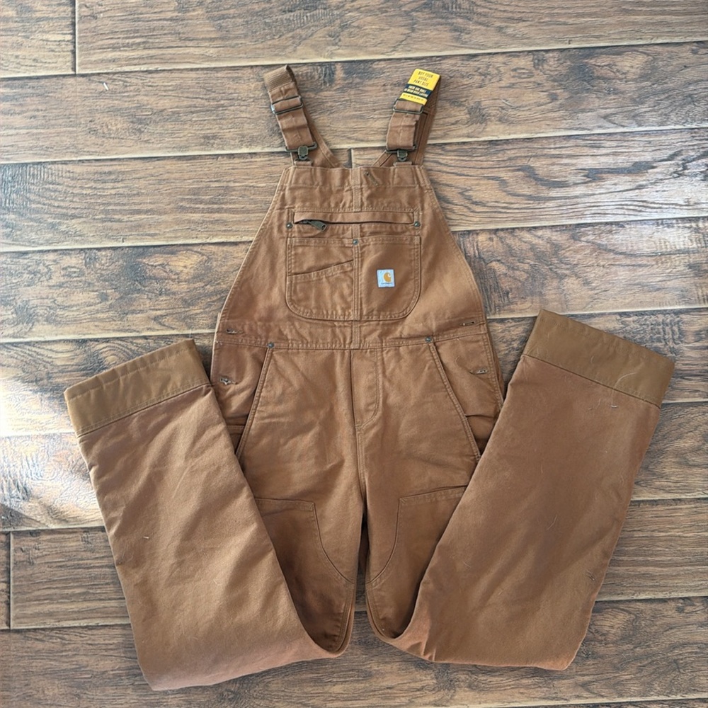 Carhartt Womens Insulated Relaxed Fit Bib Overalls - Picture 2 of 10